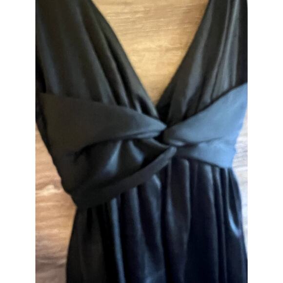 Donnee Par Dieu Dress Black Mini Party V neck Size Small - Picture 2 of 8